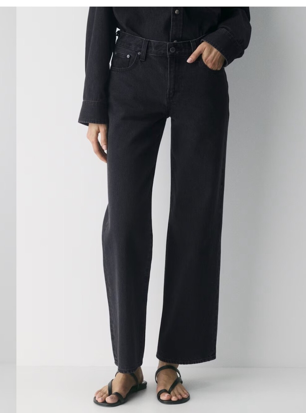Aritzia Denim Forum The Farrah Lo-Rise Wide Jeans Size 25